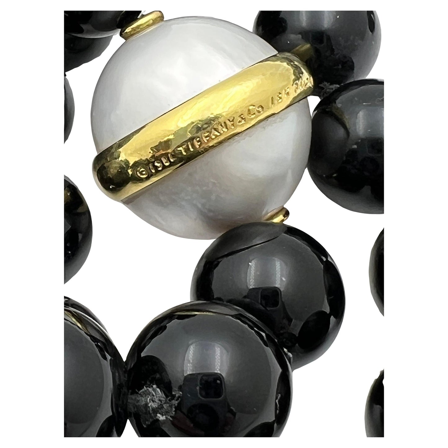 Tiffany & Co - Paloma Picasso Black Onyx South Sea Pearl Long Necklace