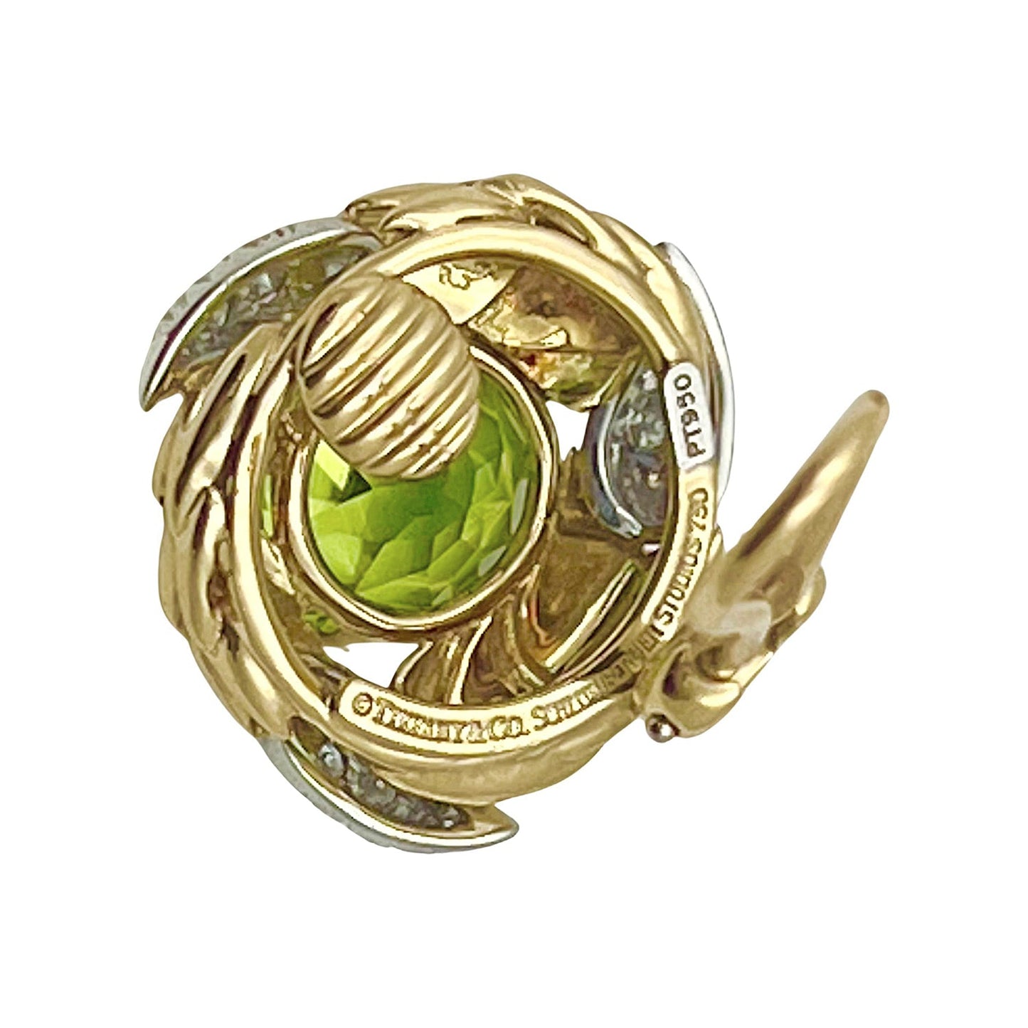 Tiffany & Co - Schlumberger Peridot Diamond Clip Earrings