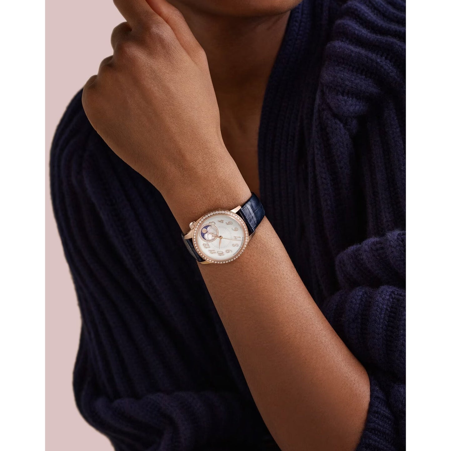 Vacheron Constantin - Égérie Moon Phase 37mm Pink Gold (8005F/000R - B498)