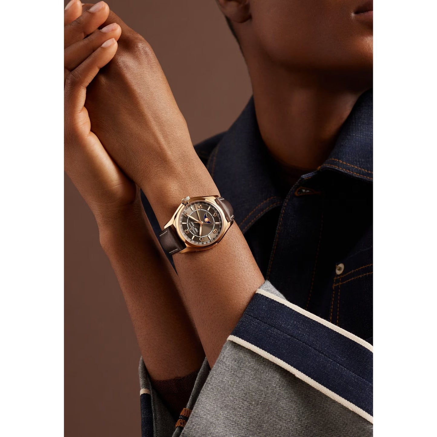 Vacheron Constantin - Fiftysix Complete Calendar Brown Dial Pink Gold (4000E/000R - B065)