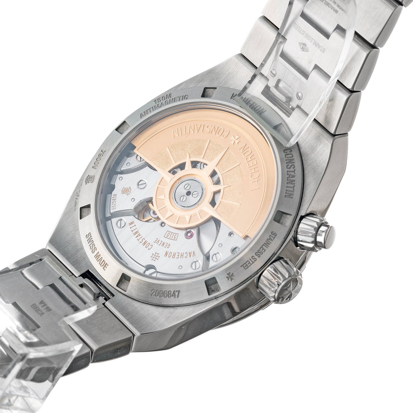 Vacheron Constantin - Pre - Owned Overseas Dual Time Steel (7900V/110A - B334)