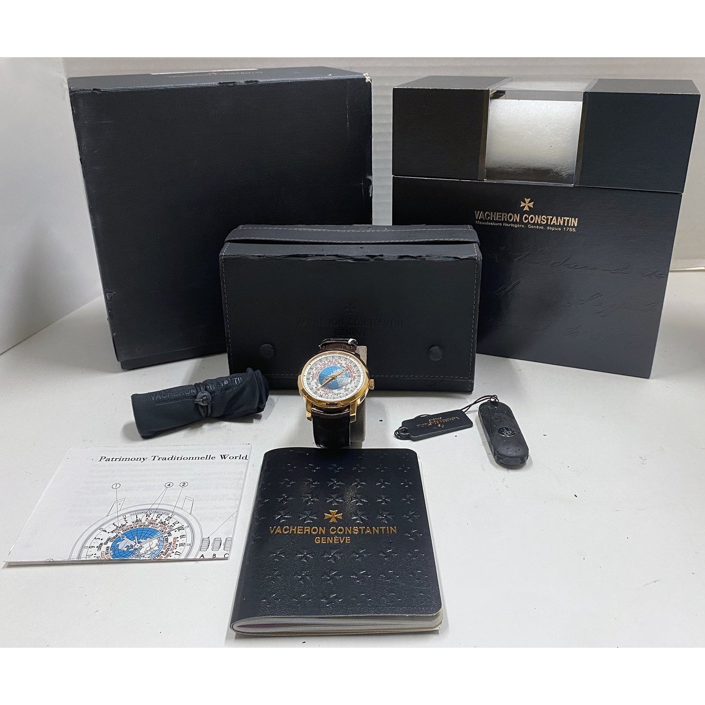 Vacheron Constantin - Pre - Owned Traditionnelle World Time Rose Gold (86060/000R - 9640)