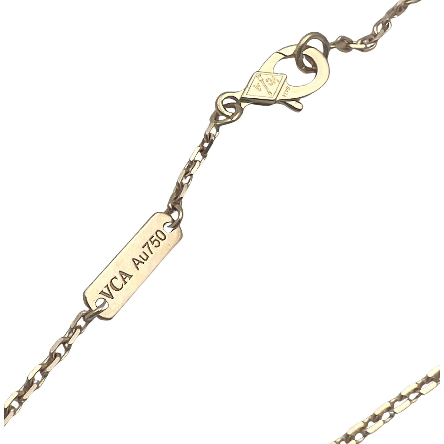 Van Cleef & Arpels - 18k Yellow Gold Diamond Cosmos Clip Pendant