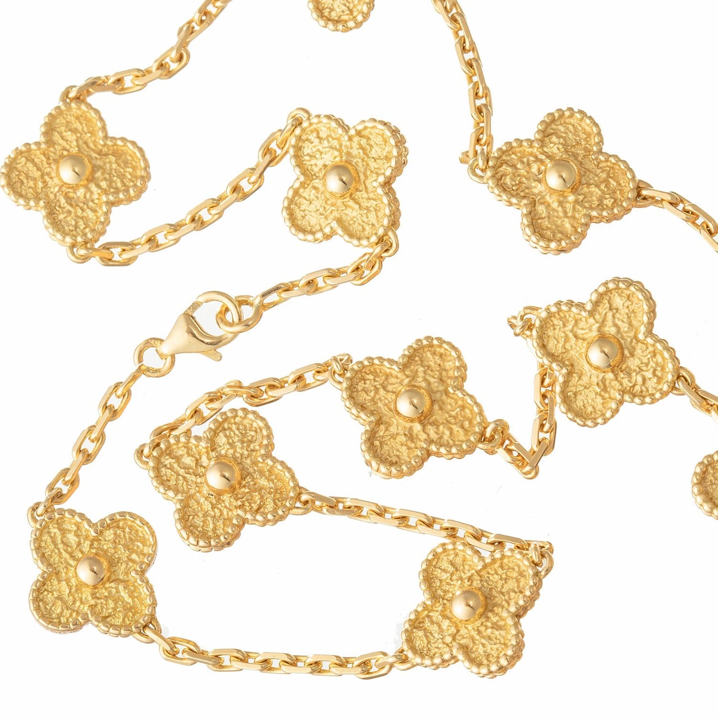 Van Cleef & Arpels - 18k Yellow Gold Vintage Alhambra Necklace
