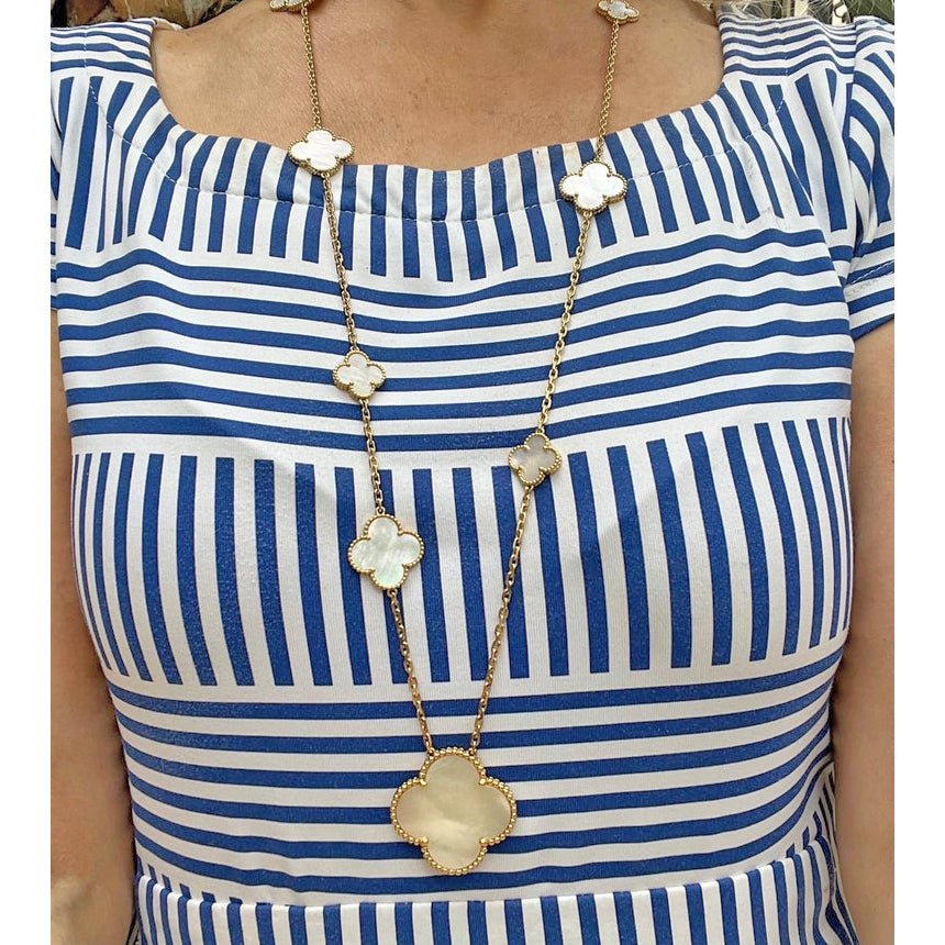 Van Cleef & Arpels - Mother-of-Pearl Magic Alhambra Long Necklace