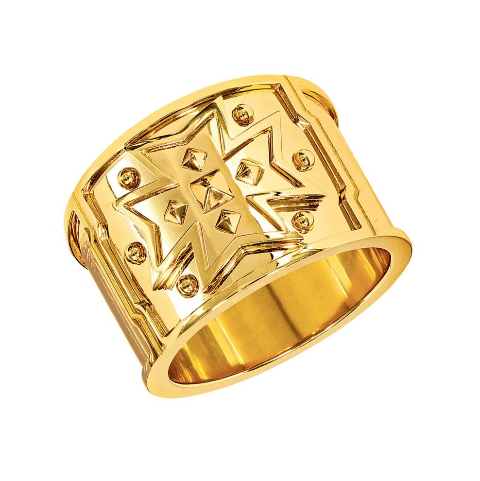 Verdura - 18k Yellow Gold Midas Band Ring