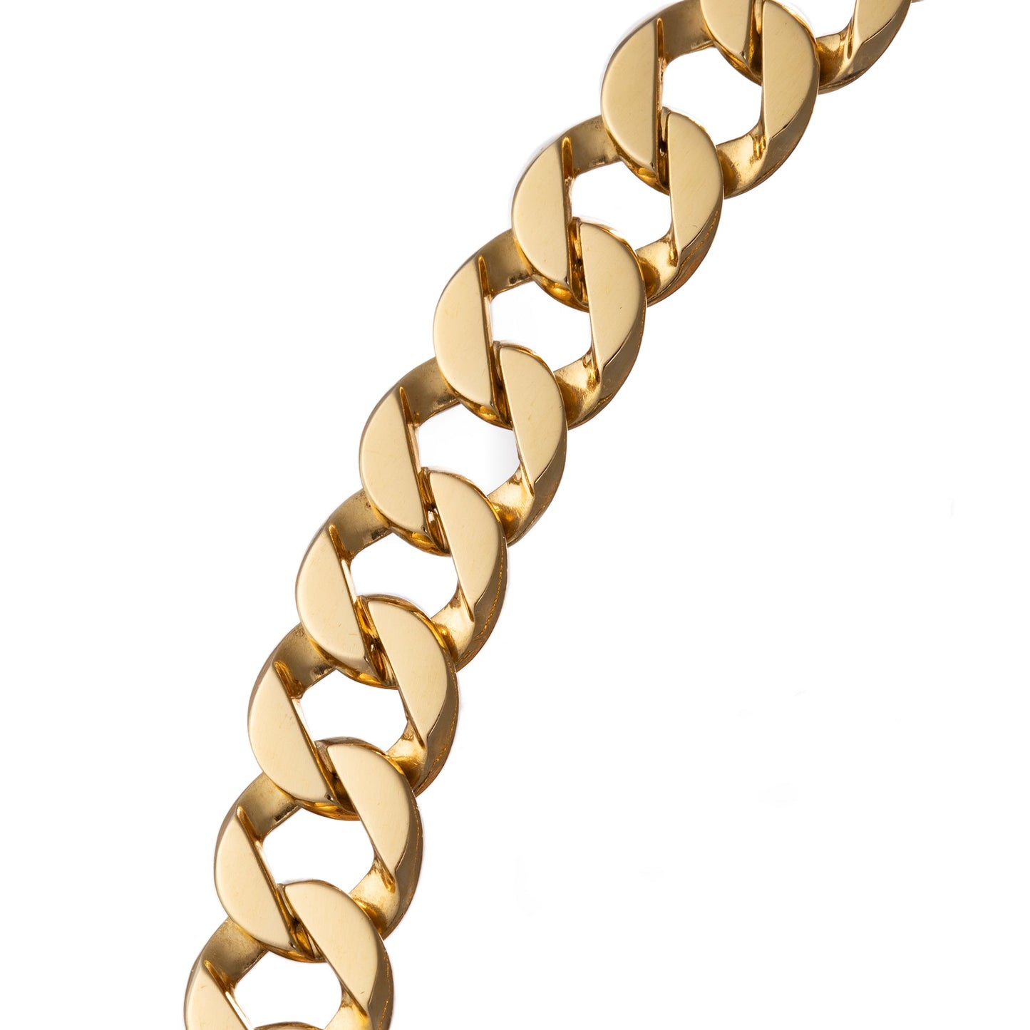 Verdura - Estate 18k Yellow Gold Small Curb - Link Necklace