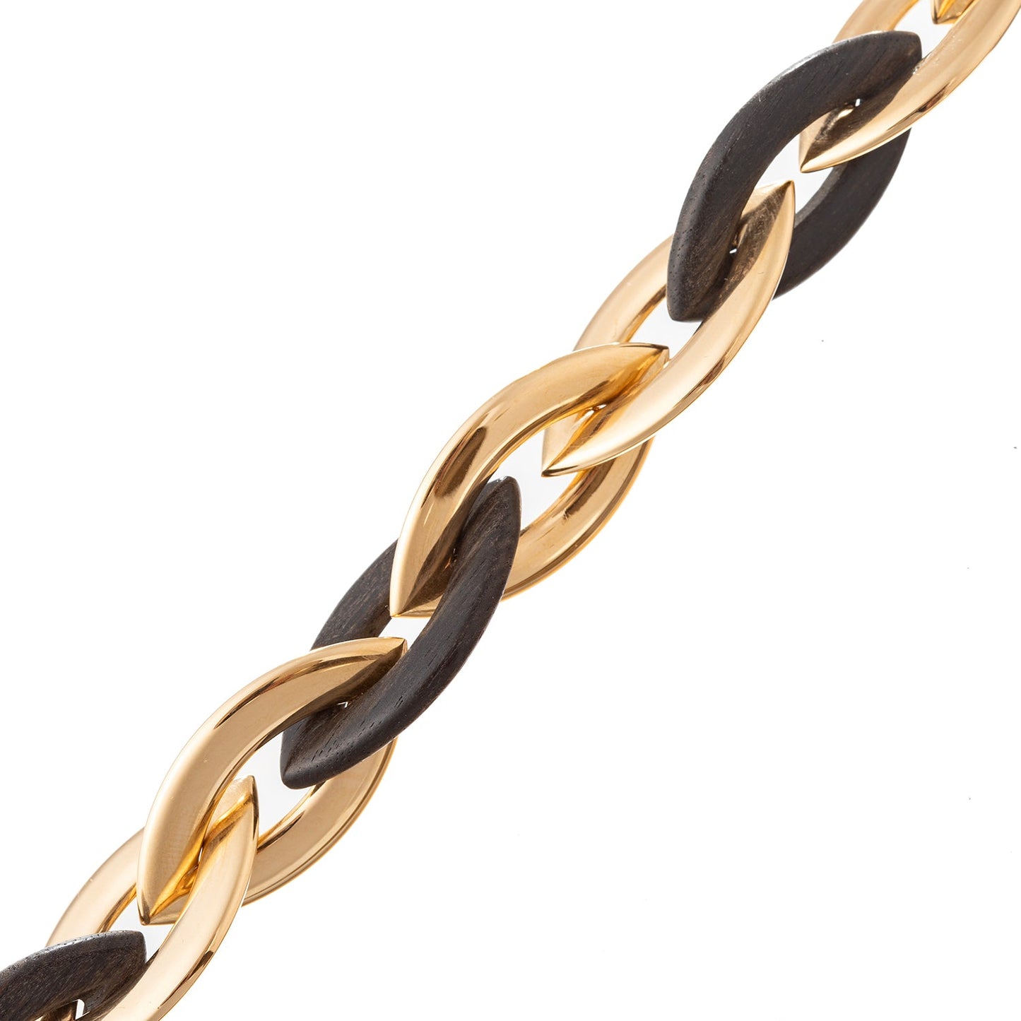 Vhernier - Estate 18k Rose Gold Ebony Doppio Senso Bracelet