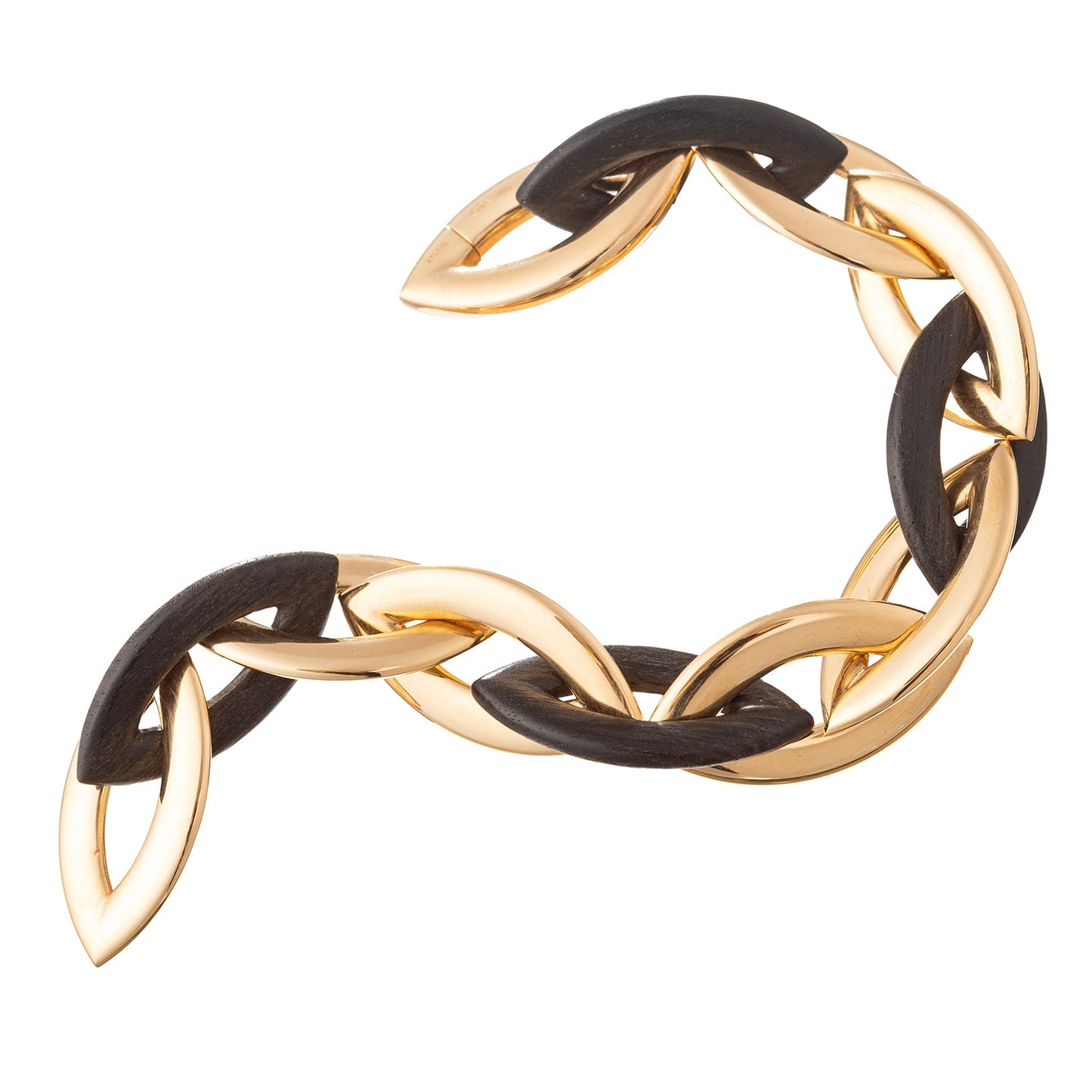 Vhernier - Estate 18k Rose Gold Ebony Doppio Senso Bracelet