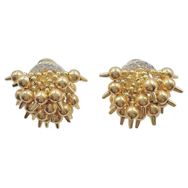 Aletto Brothers - 18k Yellow Gold Diamond Niagara Earrings