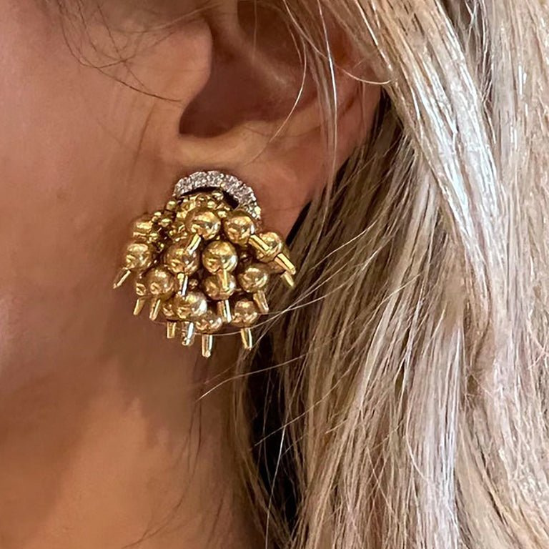 Aletto Brothers - 18k Yellow Gold Diamond Niagara Earrings