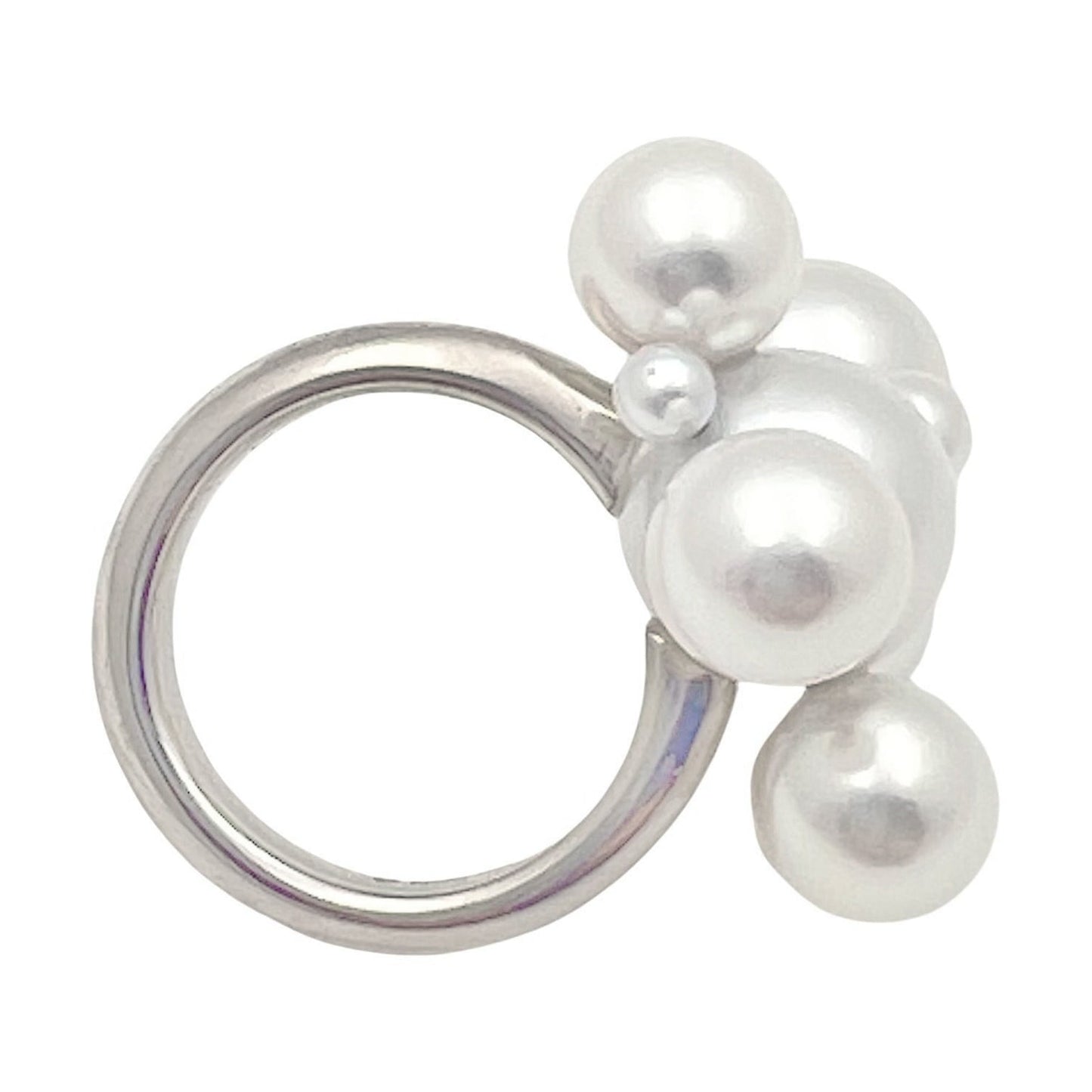 Assael - South Sea & Akoya Pearl Bubble Cocktail Ring
