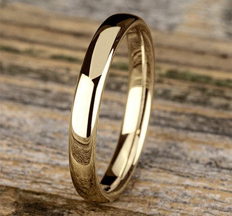 Benchmark - 18k Yellow Gold Comfort Fit Wedding Band (3.5mm)