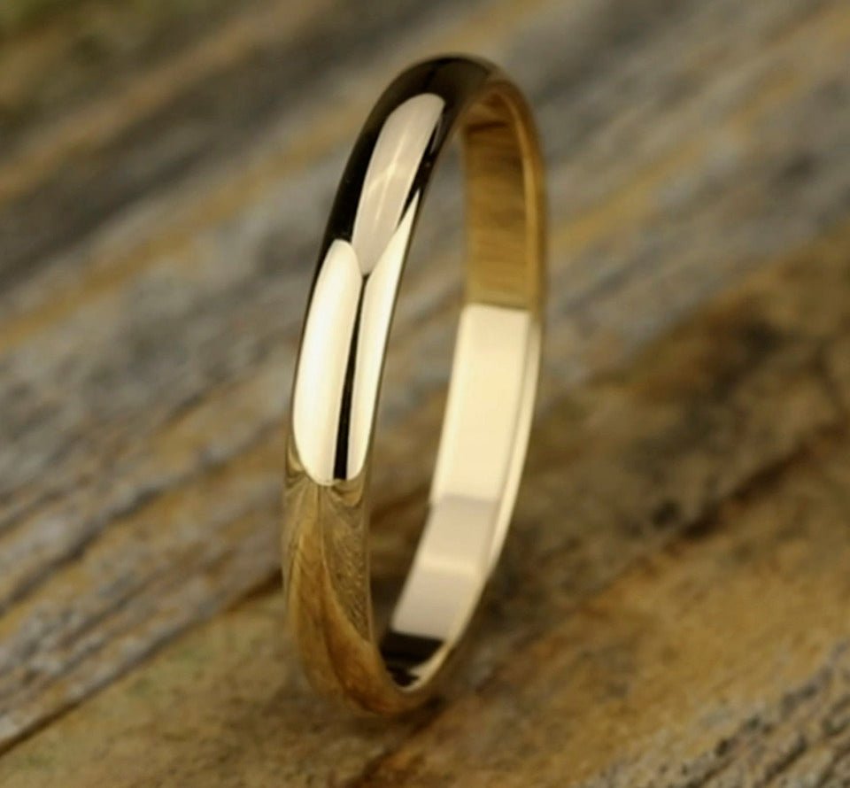 Benchmark - 18k Yellow Gold Comfort Fit Wedding Band (3mm)