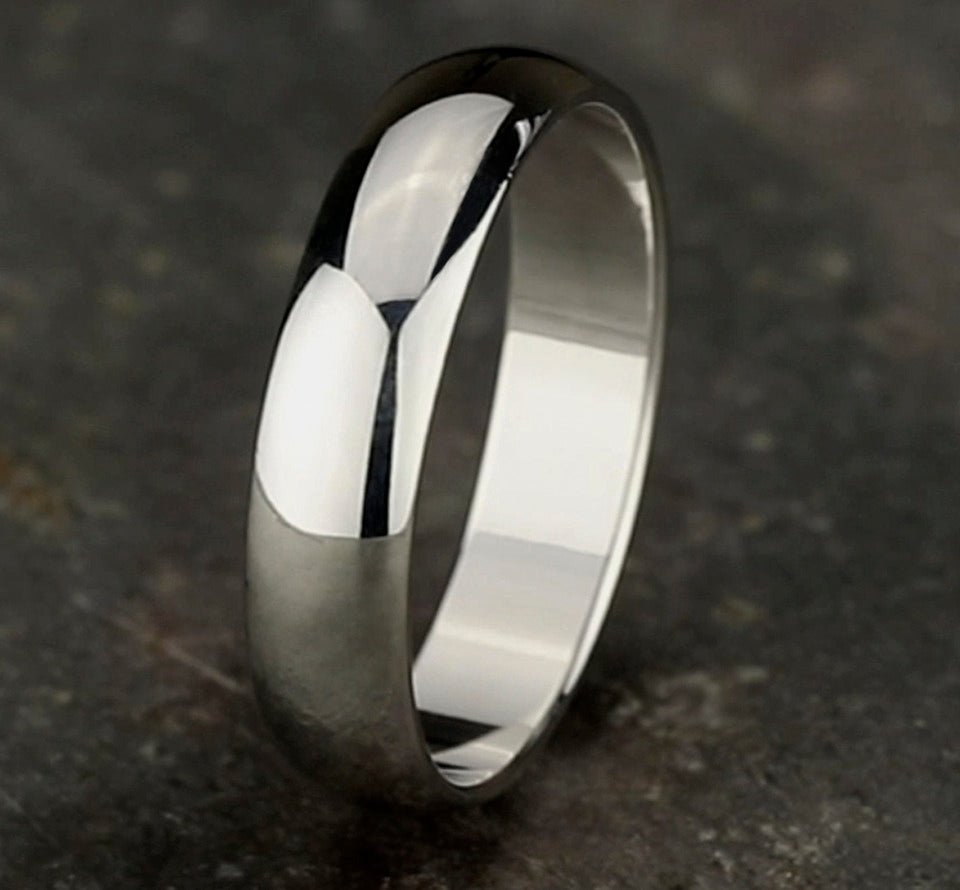 Benchmark - Platinum Comfort Fit Wedding Band (5mm)