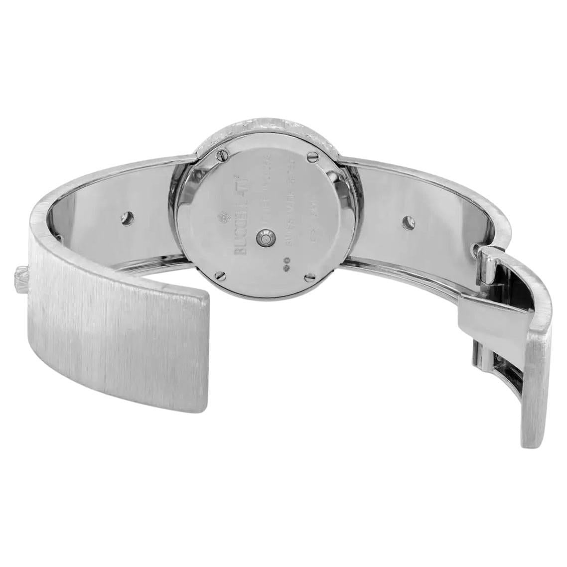 Buccellati - 18k White Gold Diamond Macri Bracelet Watch