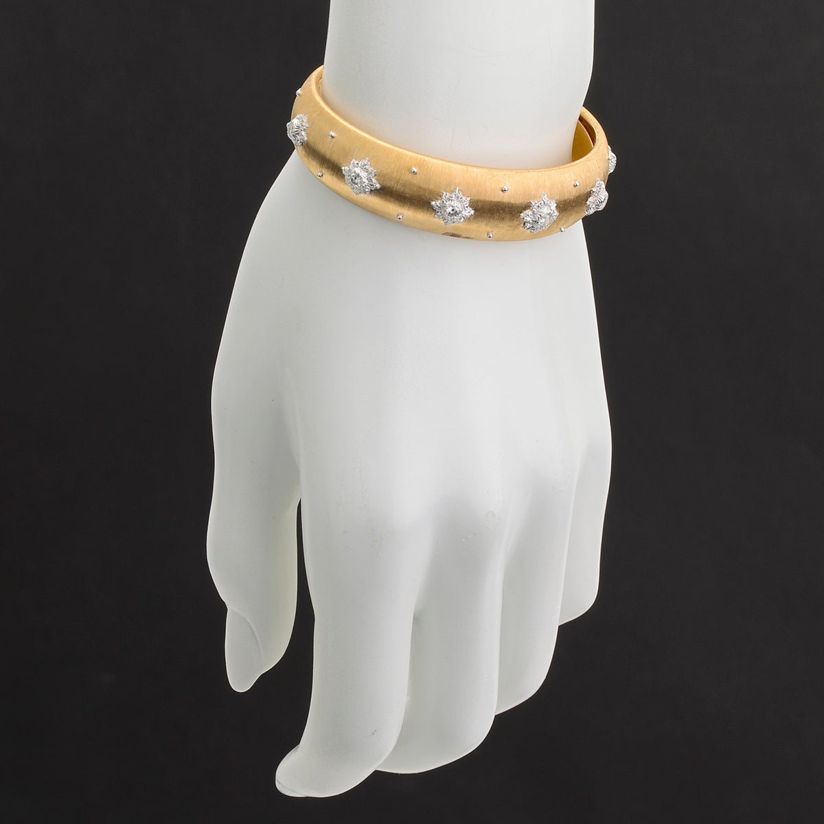 Buccellati - 18k Yellow Gold Diamond Macri Cuff