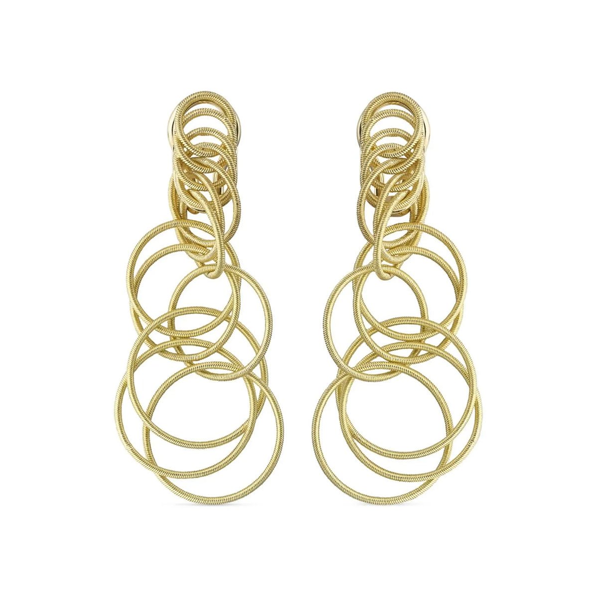 Buccellati - 18k Yellow Gold Hawaii Waikiki Drop Earrings