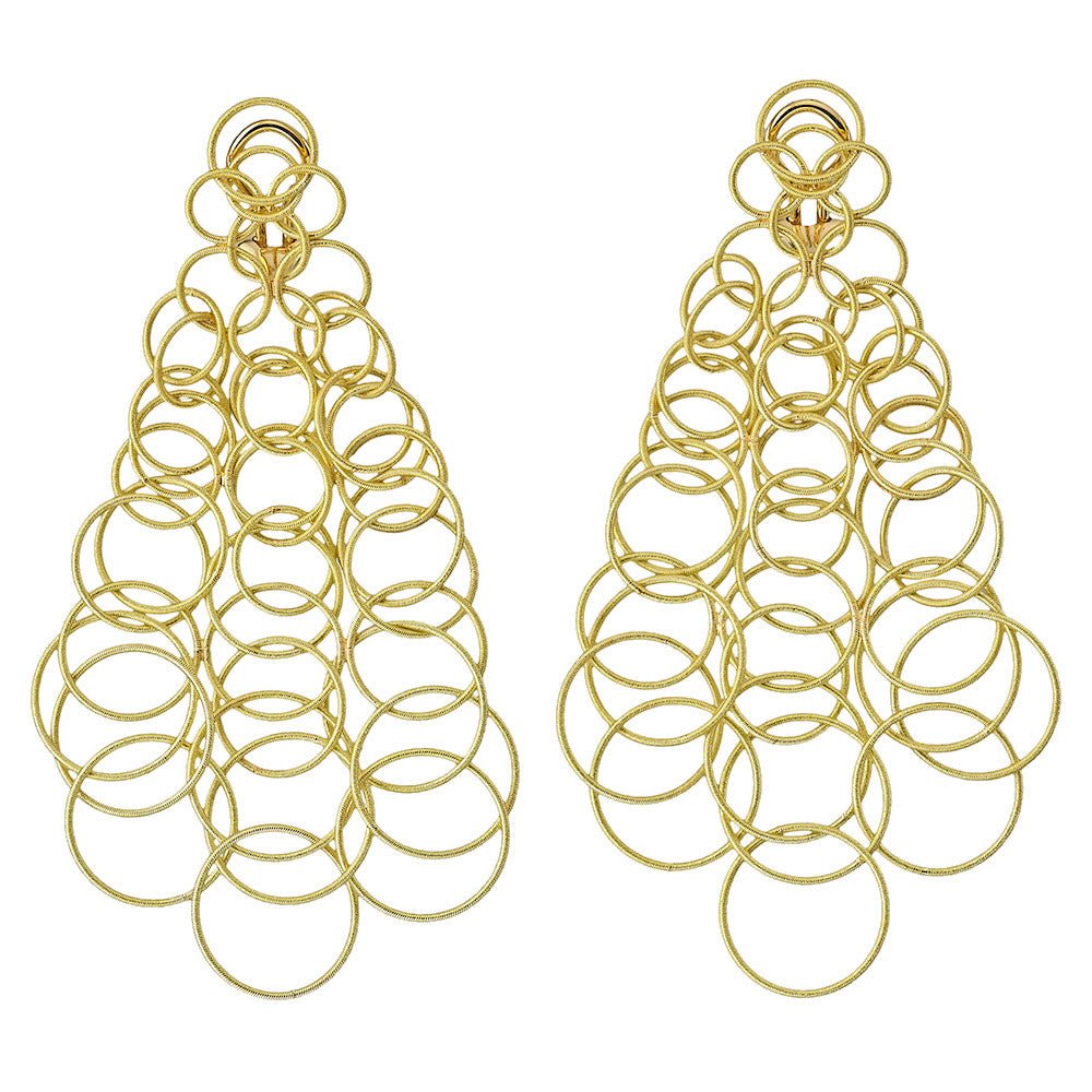 Buccellati - 18k Yellow Gold Large Hawaii Earrings
