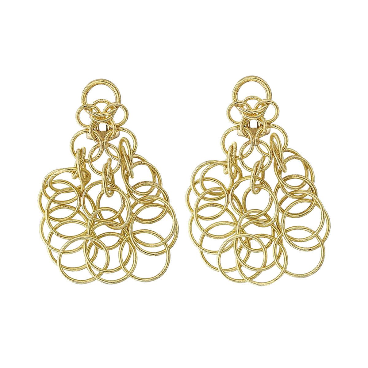Buccellati - 18k Yellow Gold Small Hawaii Earrings
