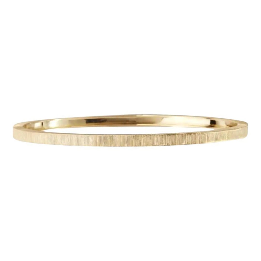 Buccellati - 18k Yellow Gold Thin Macri Bangle Bracelet