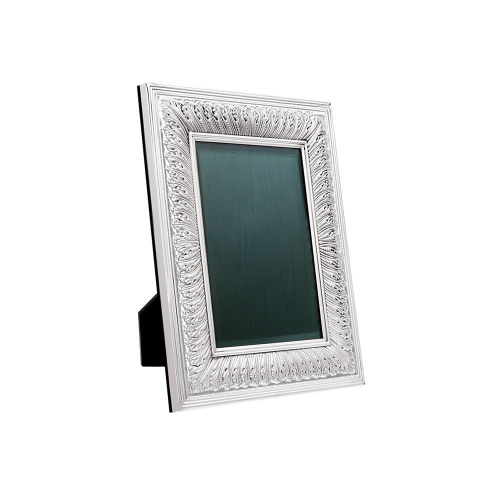 Buccellati - Small Silver Linenfold Frame (2 x 3")