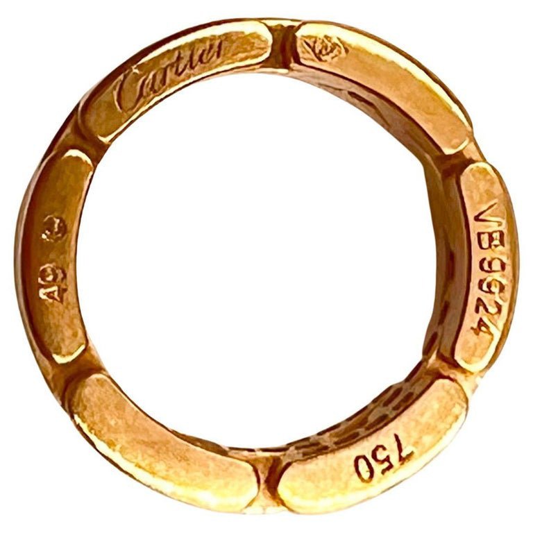 Cartier - 18k Rose Gold Diamond Maillon Panthère Ring