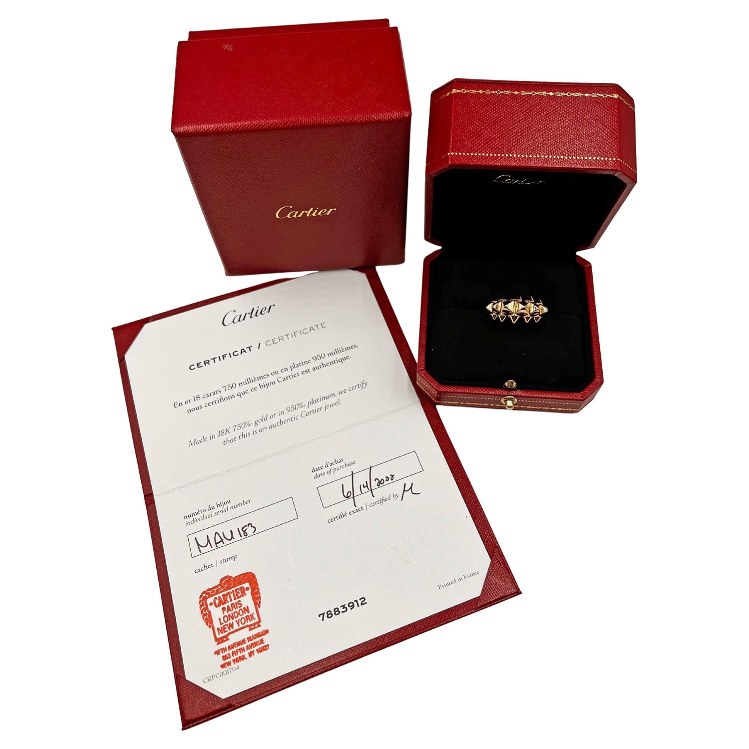 Cartier - 18k Rose Gold Medium Clash de Cartier Ring