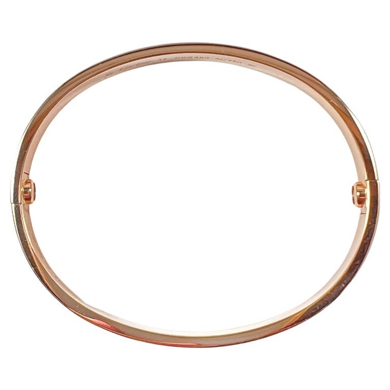 Cartier - 18k Rose Gold Size 17 LOVE Bracelet