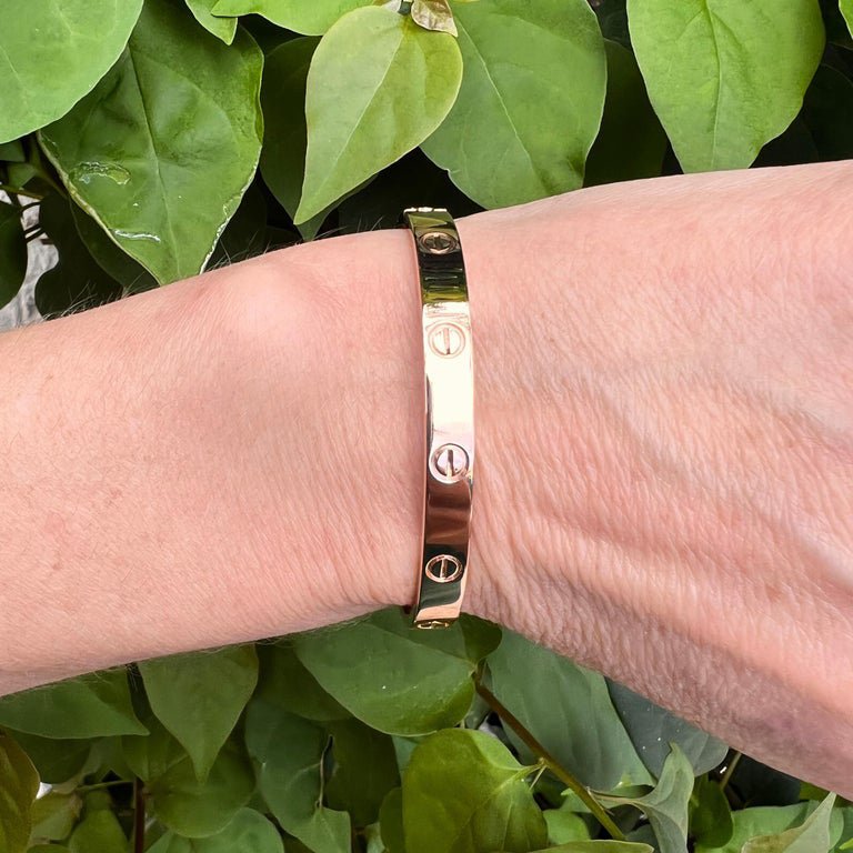 Cartier - 18k Rose Gold Size 17 LOVE Bracelet