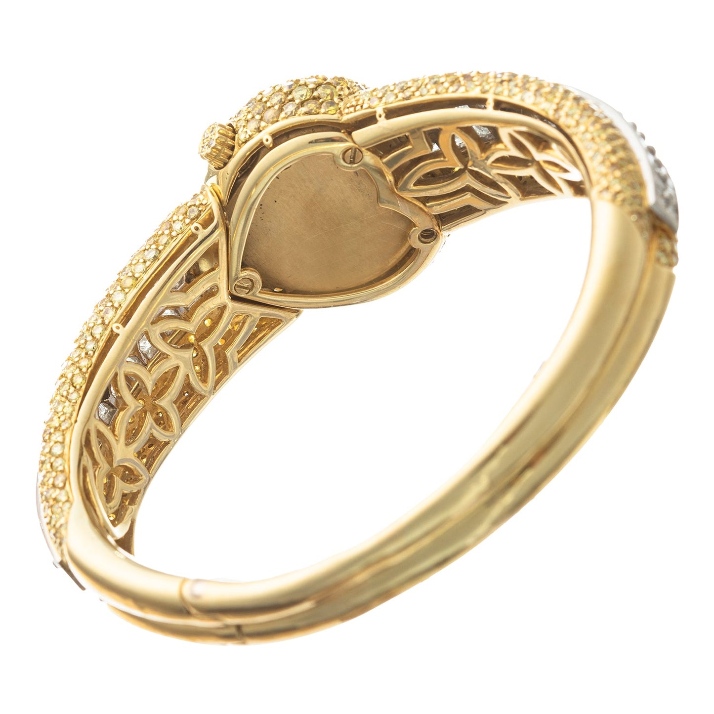 David Morris - Fancy Intense Yellow & White Diamond Bracelet Watch