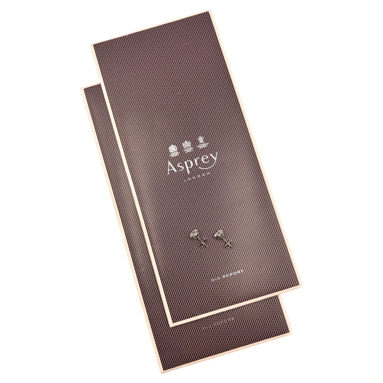Estate Collection - Asprey 3.03ct Round Brilliant Diamond Stud Earrings