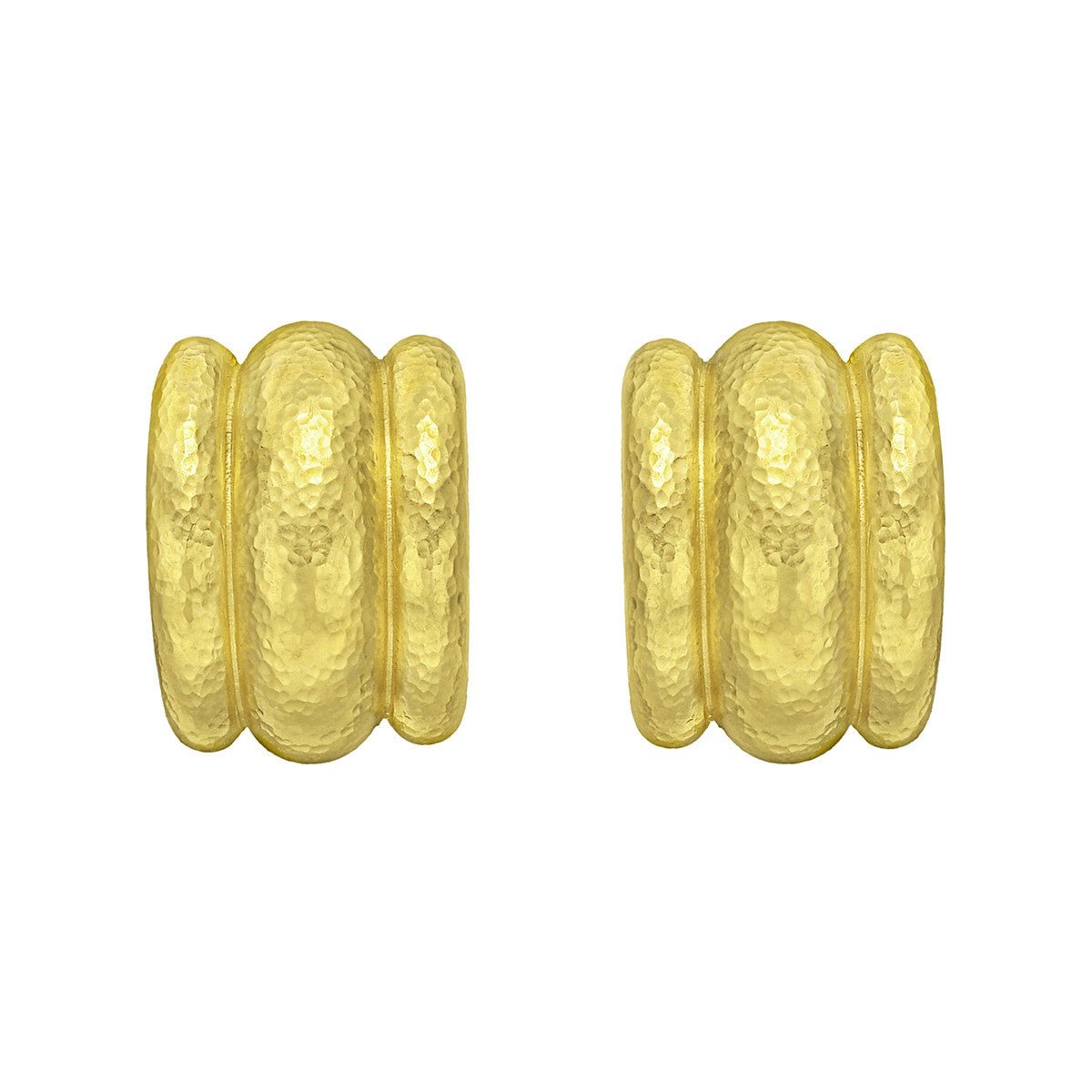 Estate Collection - Elizabeth Locke 19k Yellow Gold Amalfi Earrings