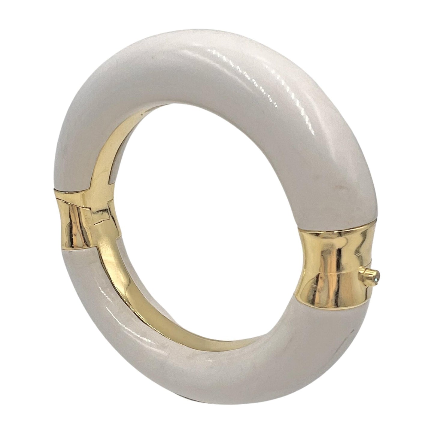 Estate Collection - Nicholas Varney Cocholong 18k Gold Bangle Bracelet