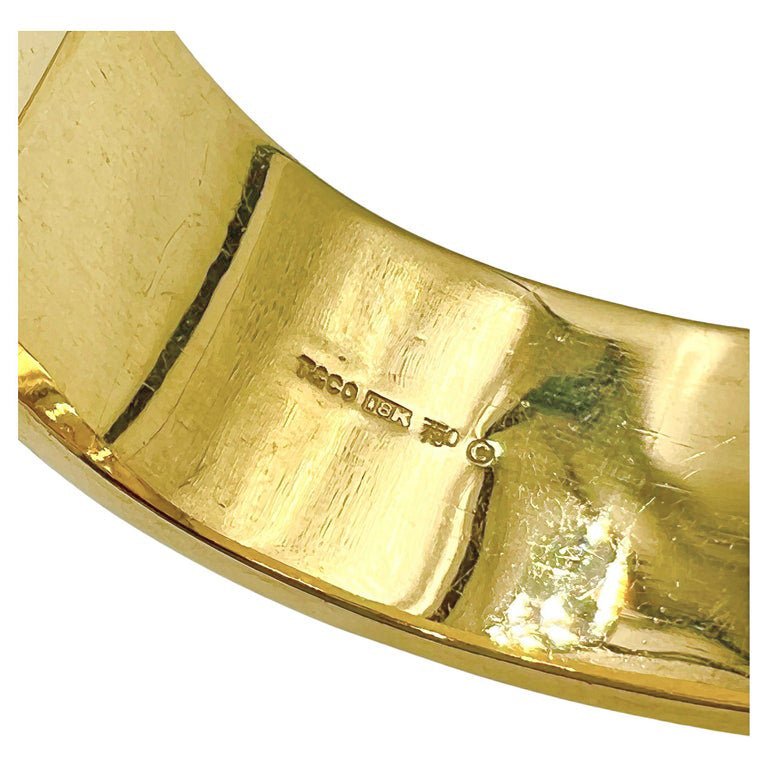 Estate Collection - Tiffany Angela Cummings 18k Gold Multi-Gem Dot Bracelet