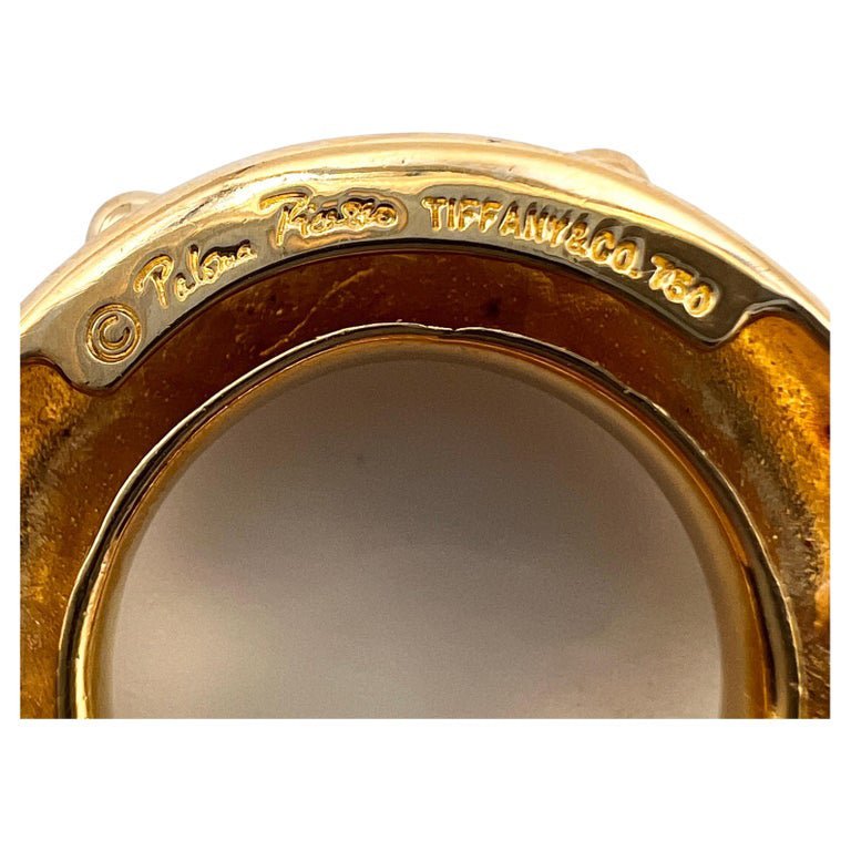 Estate Collection - Tiffany Paloma Picasso 18k Gold Nautical Drop Earrings