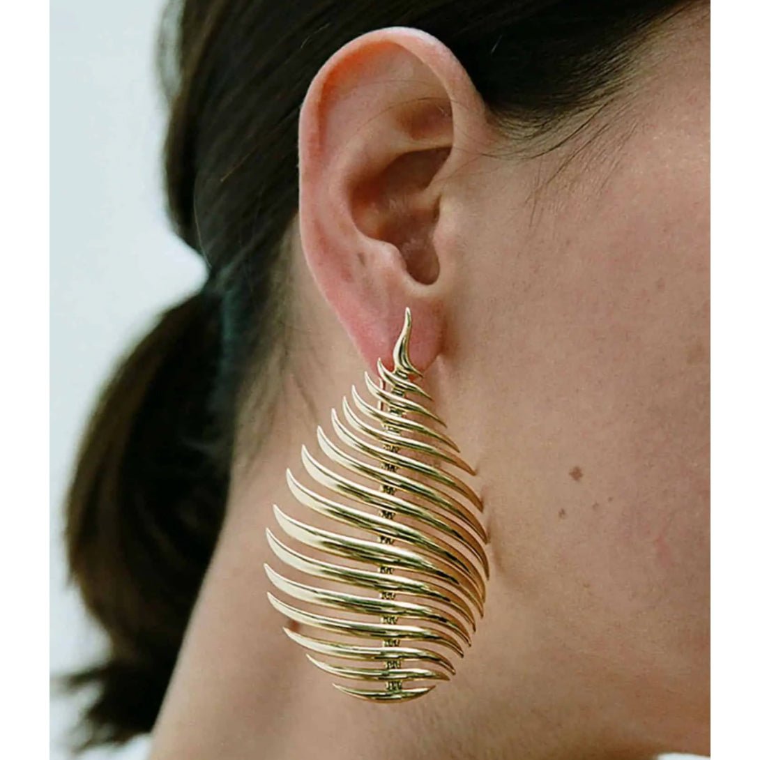 Fernando Jorge - 18k Yellow Gold Large Flame Drop Earrings