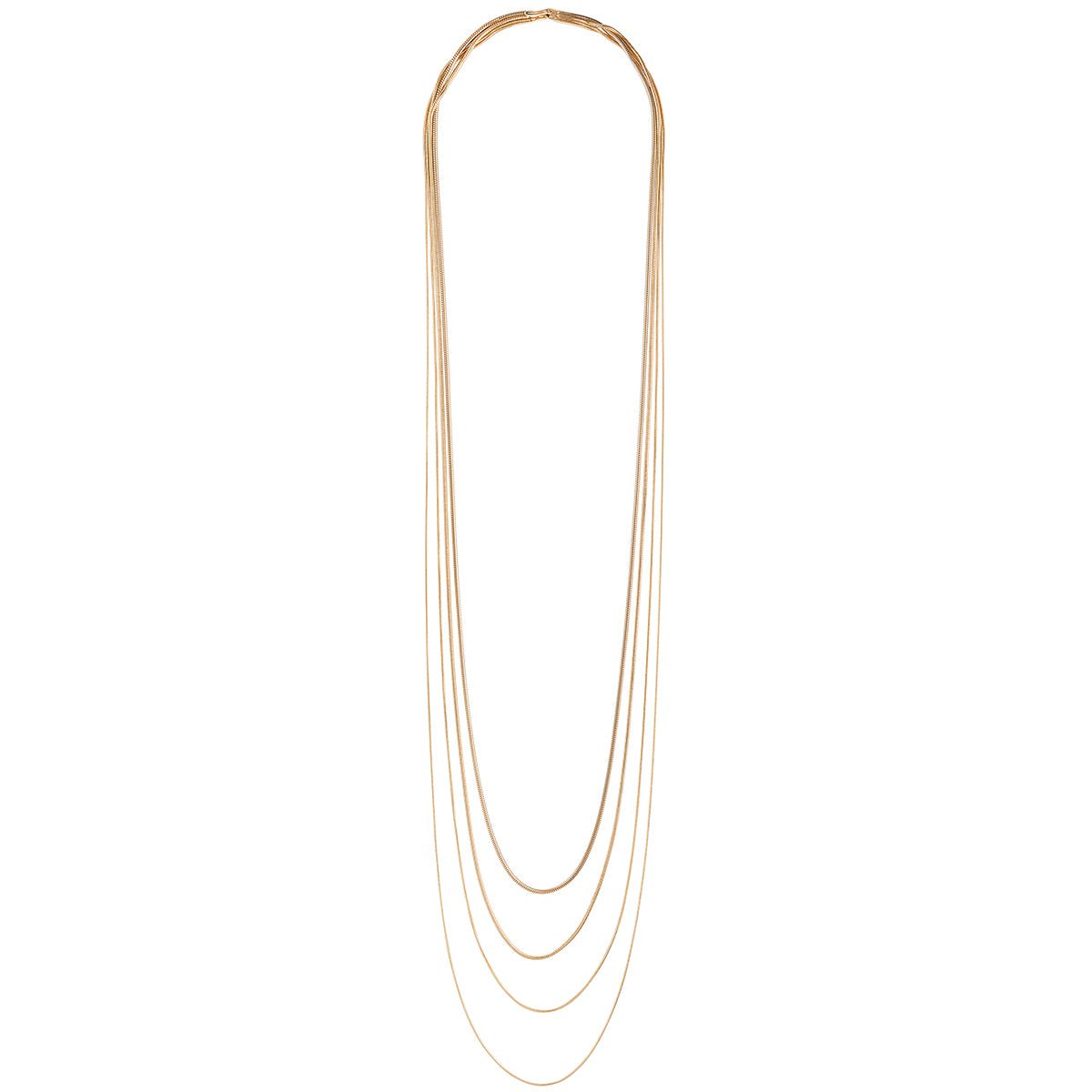 Fernando Jorge - 18k Yellow Gold Parallel Multi-Chain Long Necklace