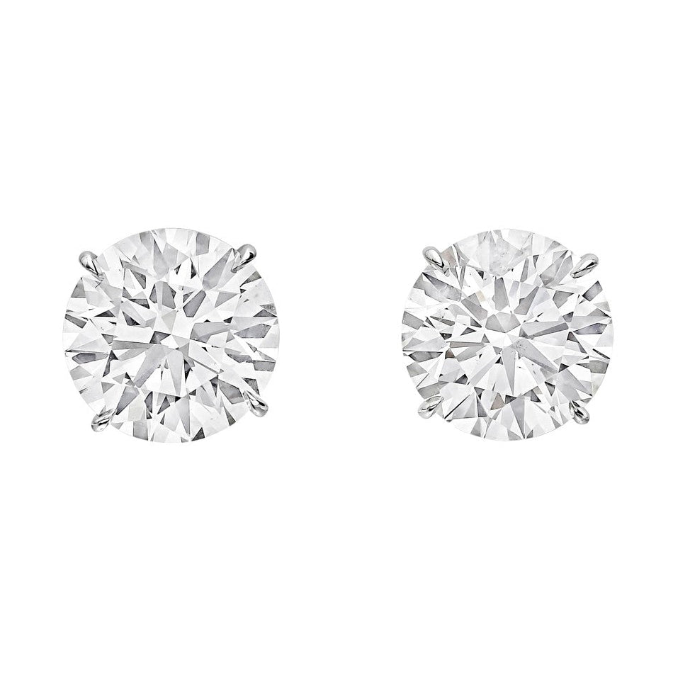 Martini Diamond Earring Studs, 10.01 Carats