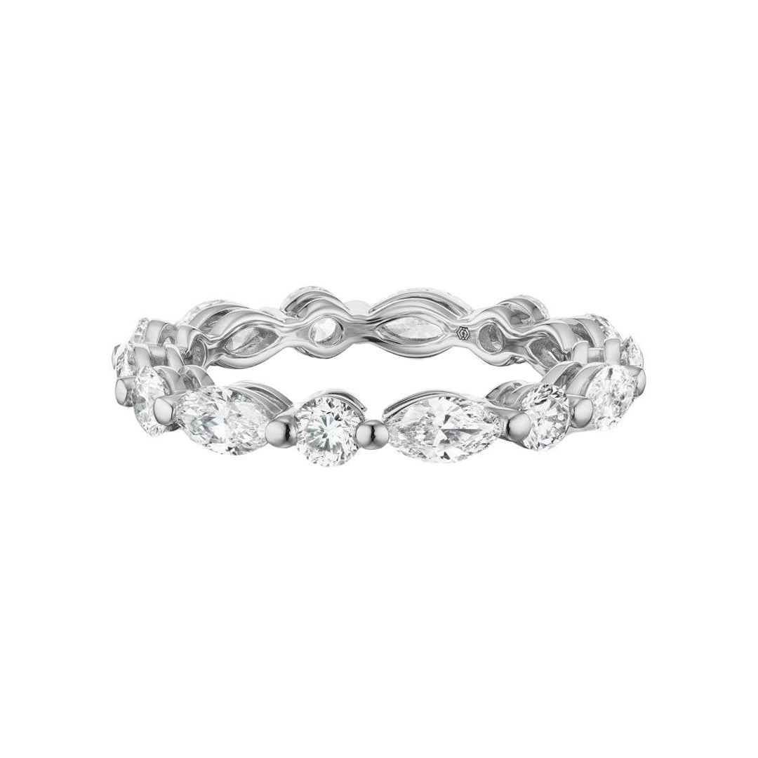 Greenleaf & Crosby - Marquise & Round Brilliant Diamond Eternity Band