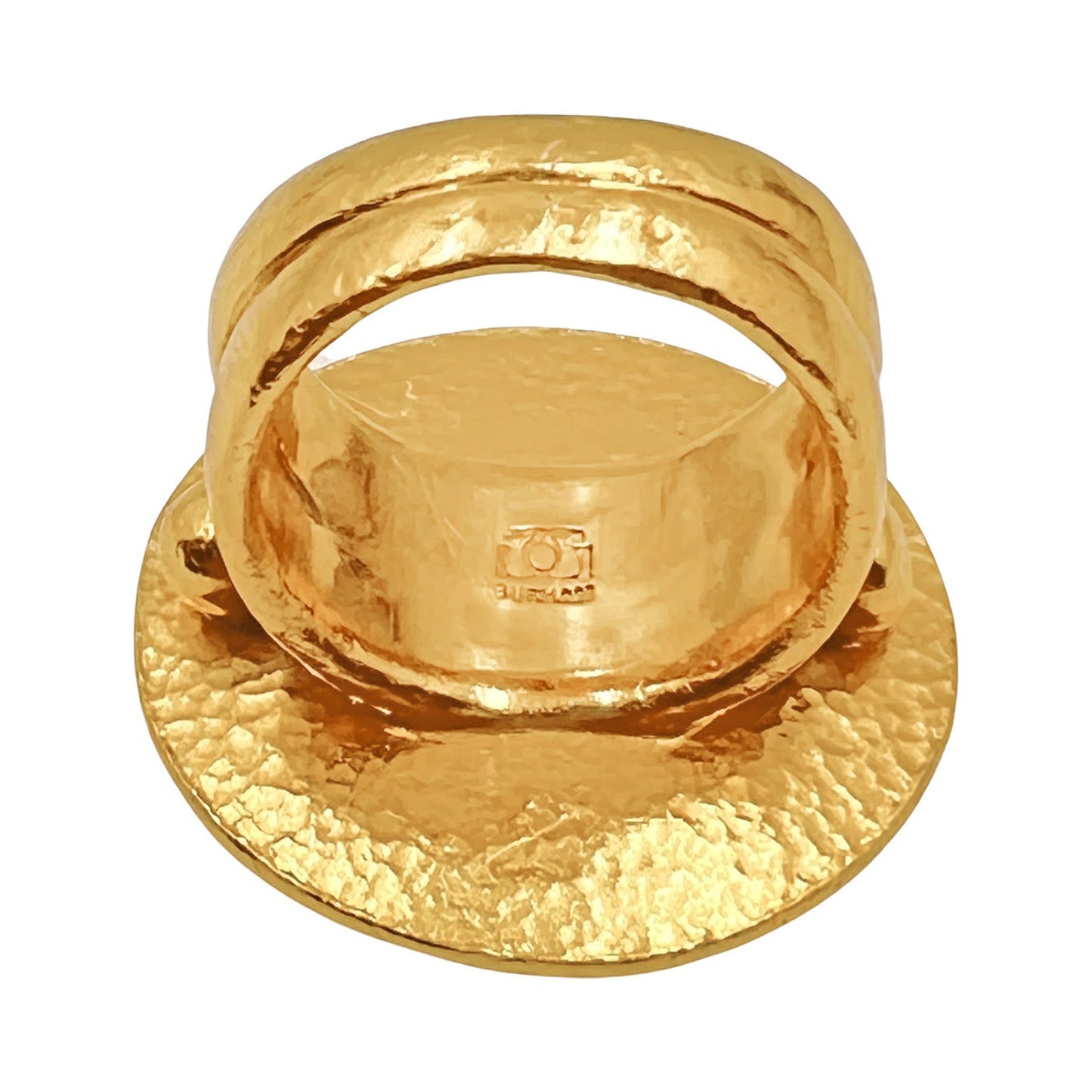 Gurhan - 22k Yellow Gold Diamond Moon Beam Ring