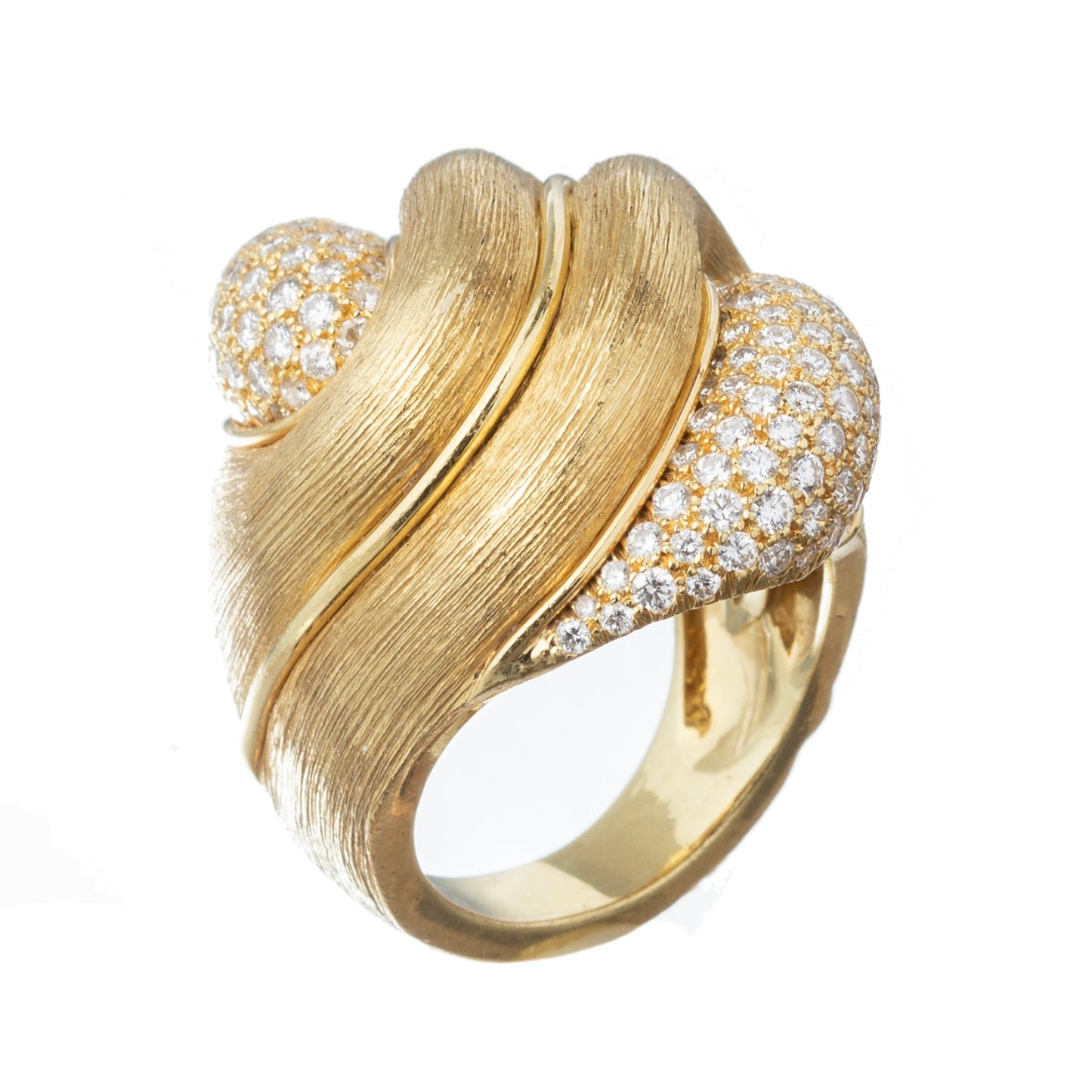 Henry Dunay - 18k Yellow Gold Diamond "Sabi" Ring