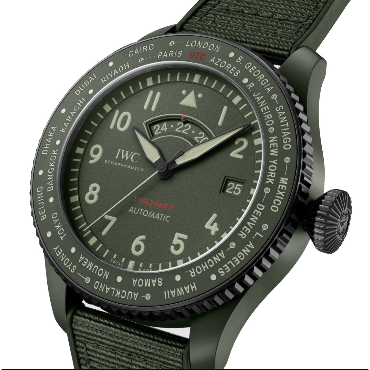 IWC Schaffhausen - Pilot's Watch Timezoner TOP GUN "Woodland" (IW395601)