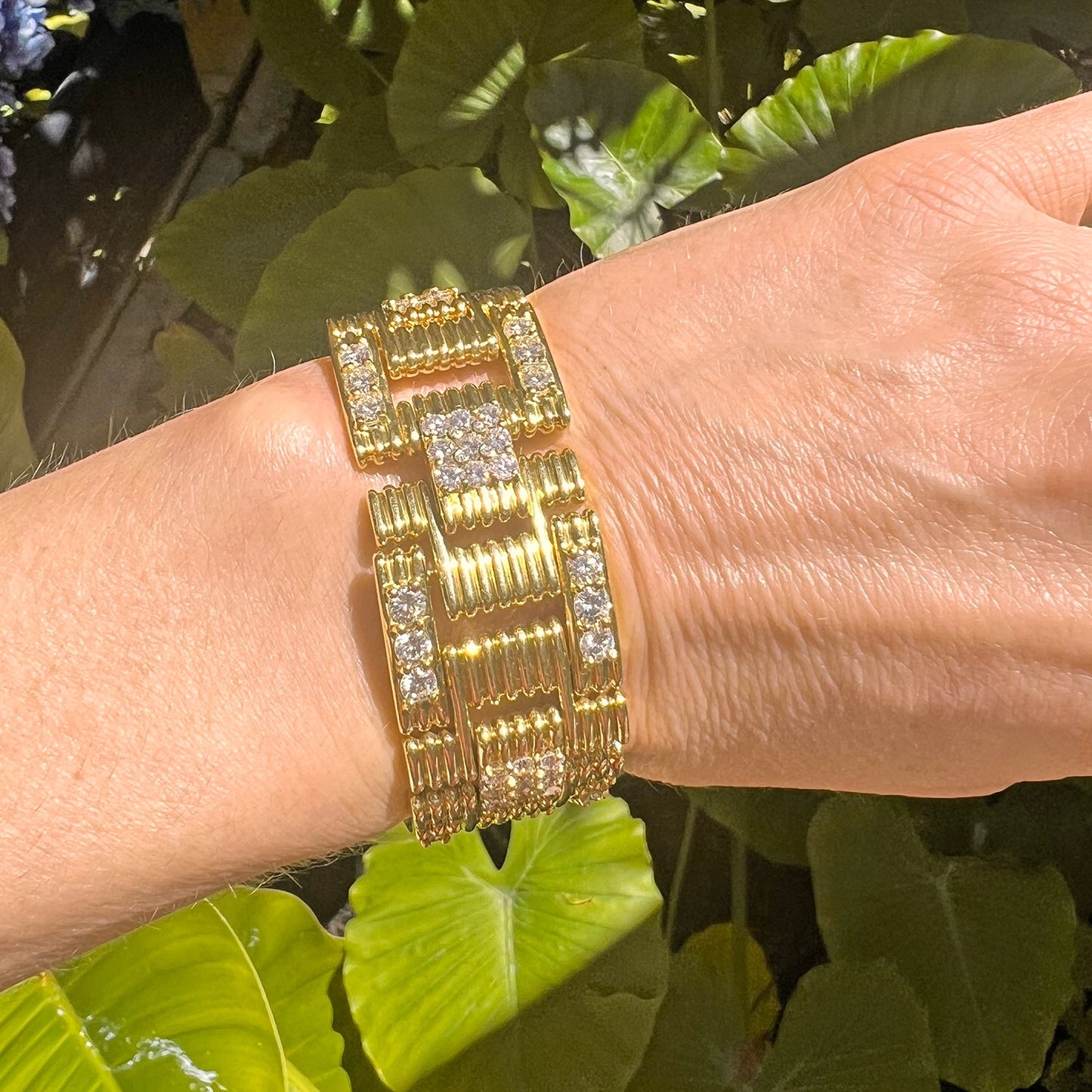 Jose Hess - 18k Yellow Gold Diamond Link Bracelet