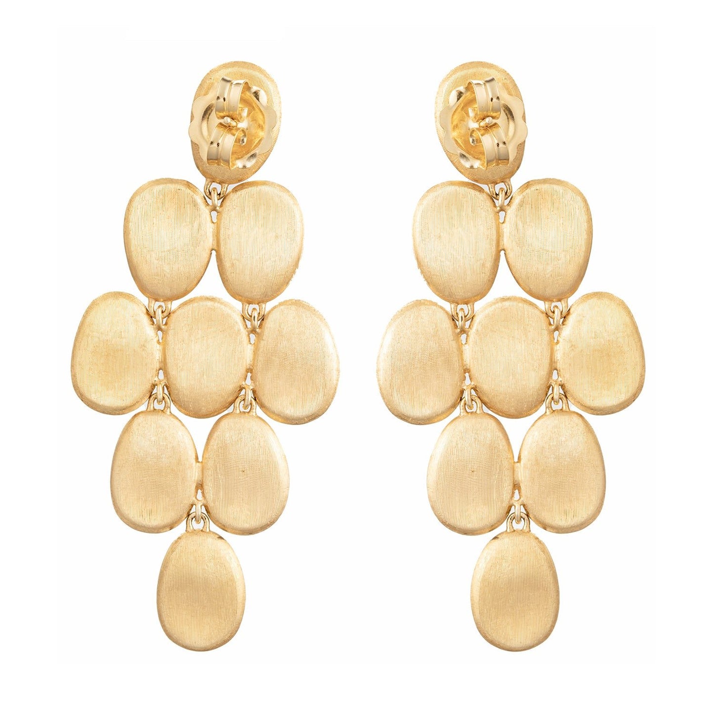 Marco Bicego - 18k Gold Diamond Cascading Link Chandelier Earrings