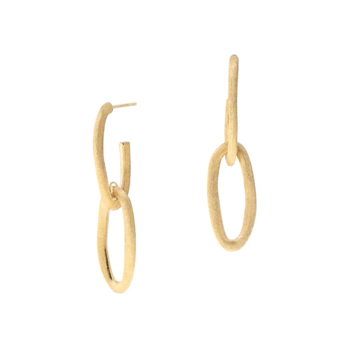 Marco Bicego - 18k Yellow Gold Jaipur Oval Double Link Earrings