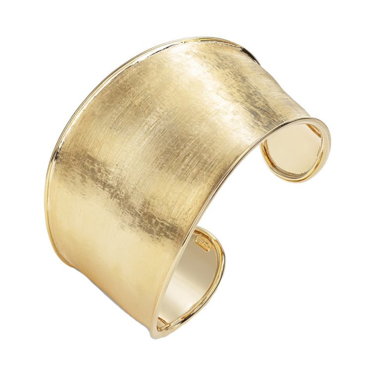 Gold Lunaria Medium Cuff Bracelet, Marco Bicego