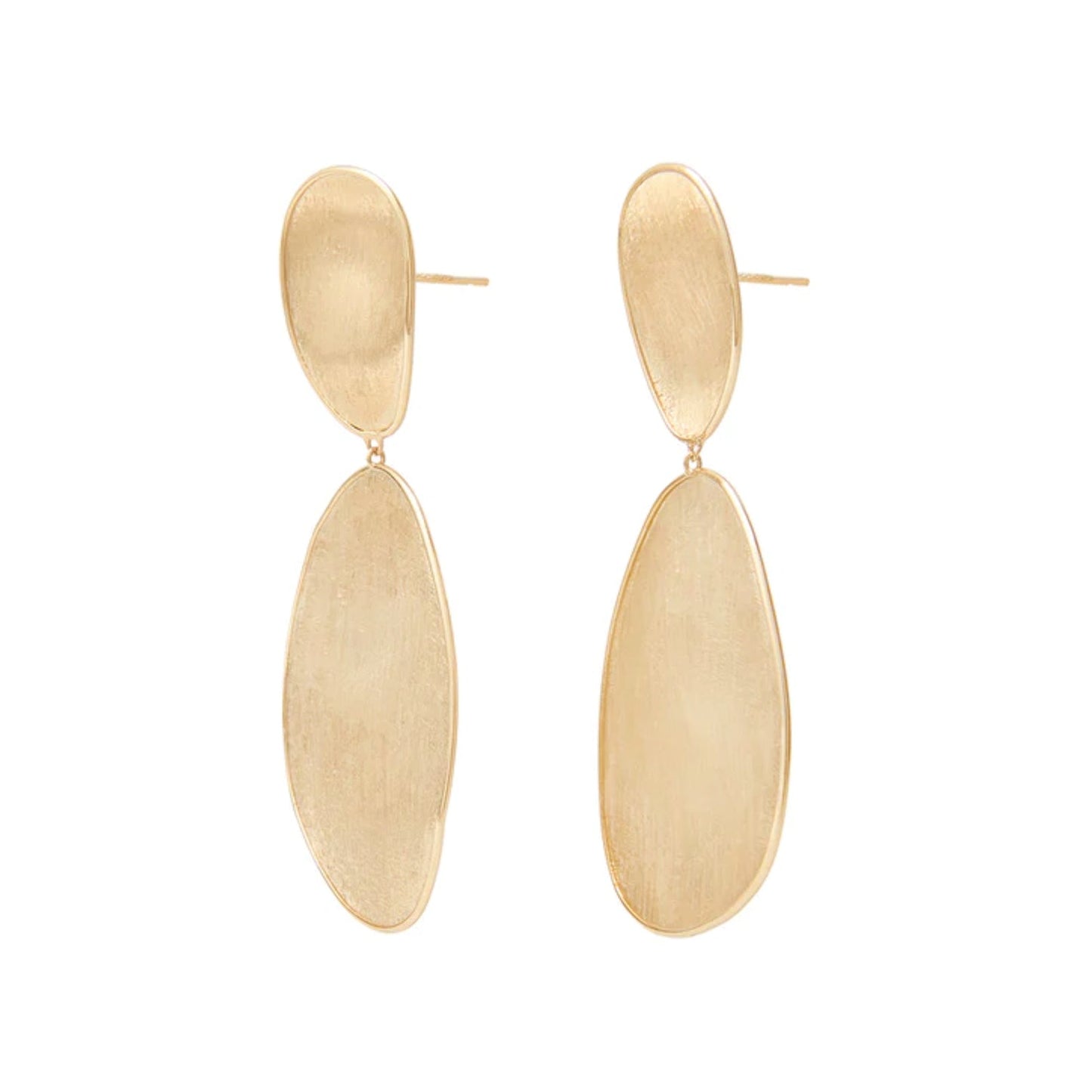 Marco Bicego - Large 18k Yellow Gold Lunaria Drop Earrings
