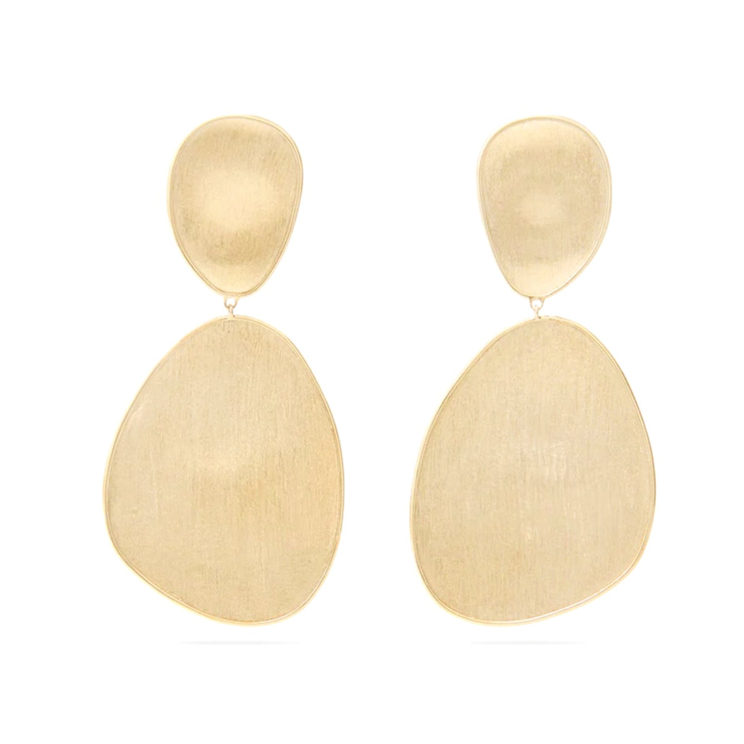 Marco Bicego - Large 18k Yellow Gold Lunaria Drop Earrings
