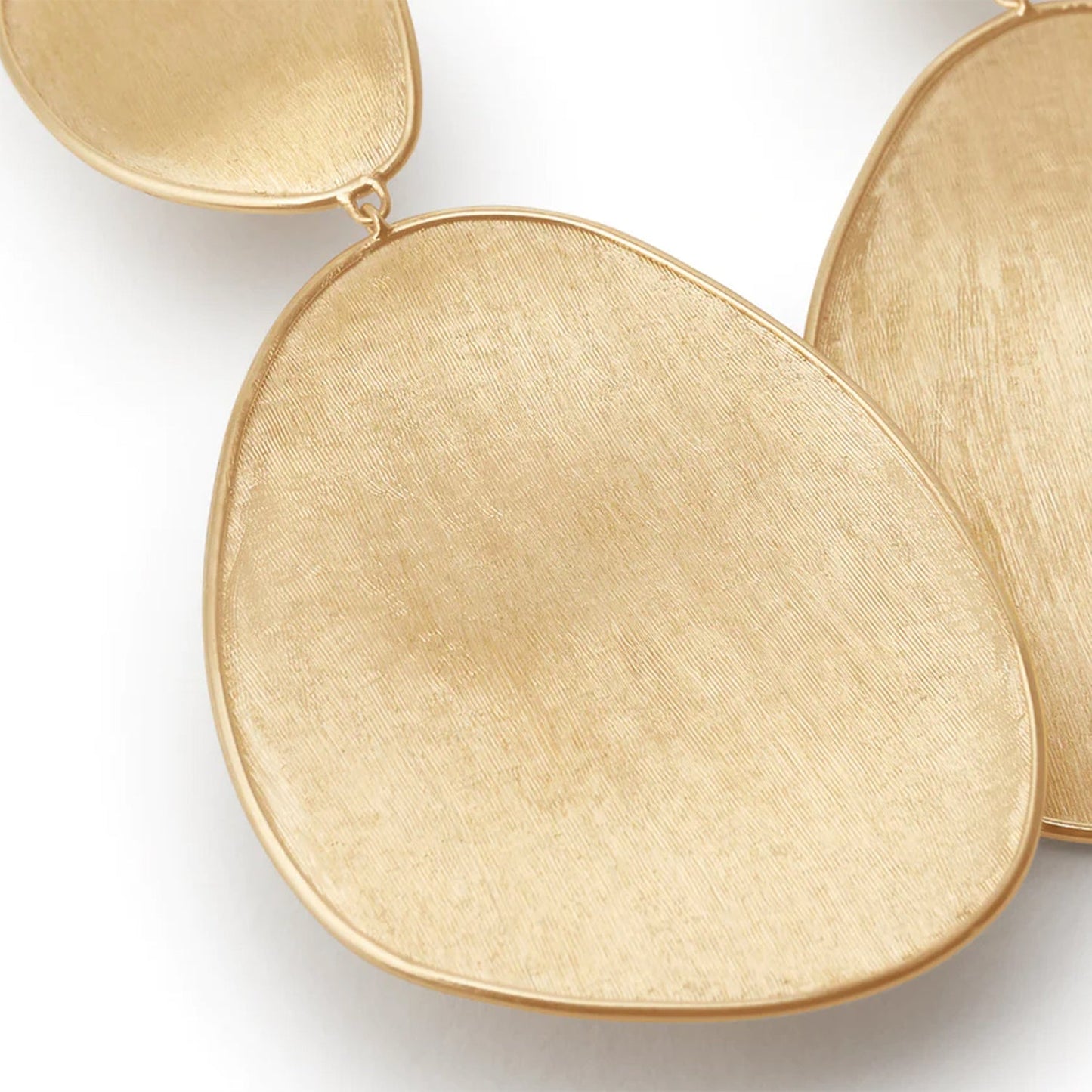 Marco Bicego - Large 18k Yellow Gold Lunaria Drop Earrings